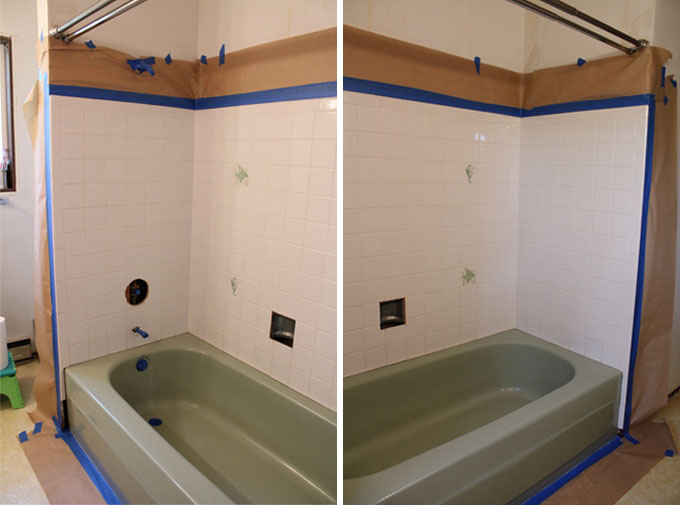 To Spray Or Not A Bathtub, Aquafinish Bathtub And Tile Refinishing Kit